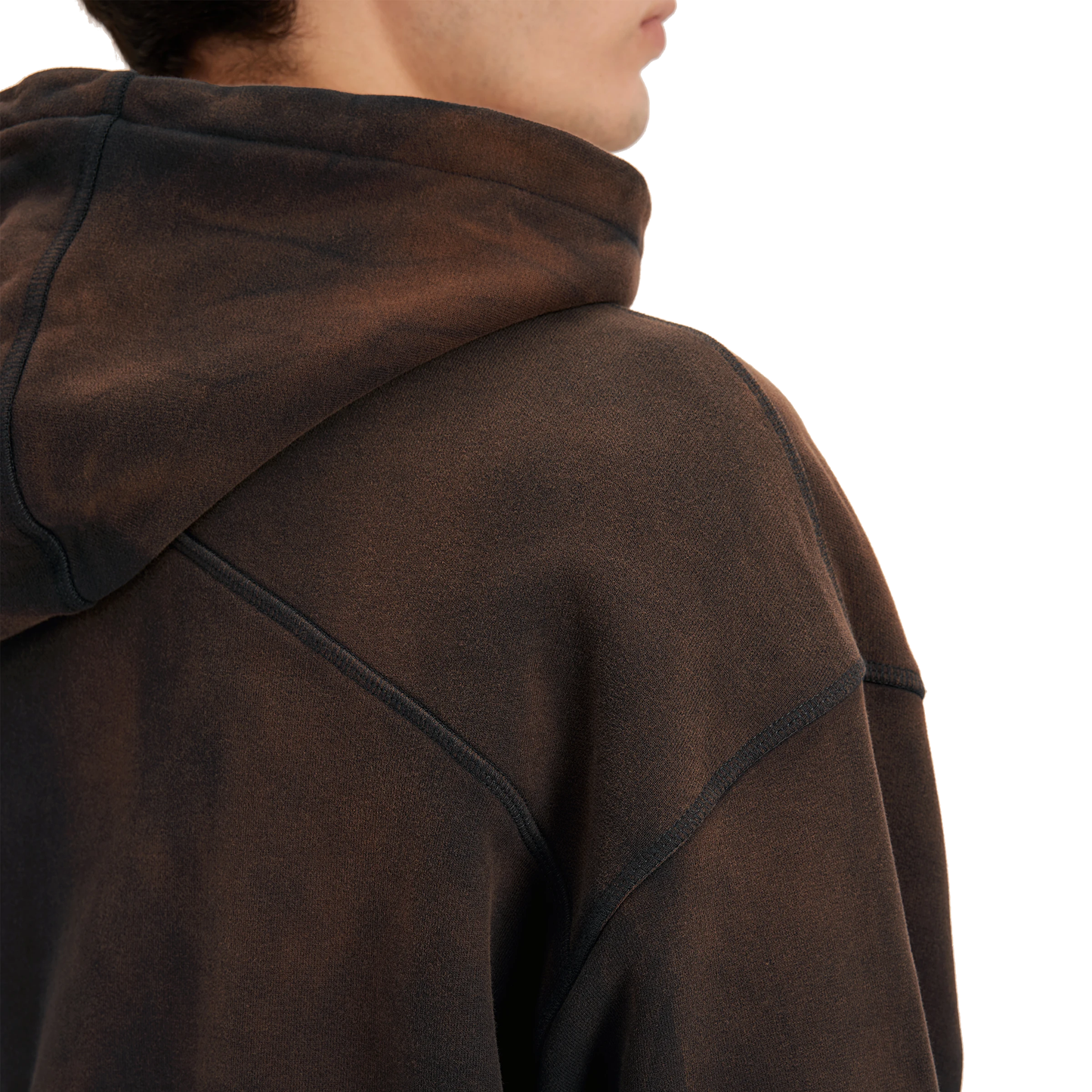 Interregnum hoodie basic rusty black