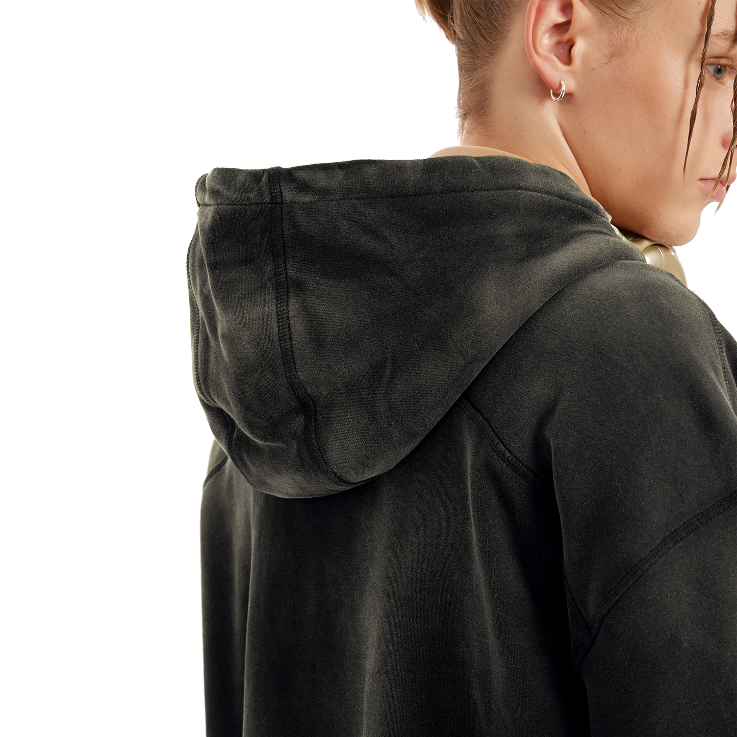 Interregnum hoodie basic smoky black