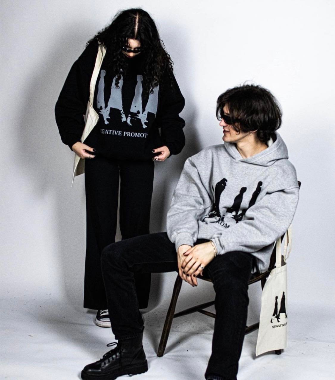 NEGATIVE PROMOTION HOODIE BLACK