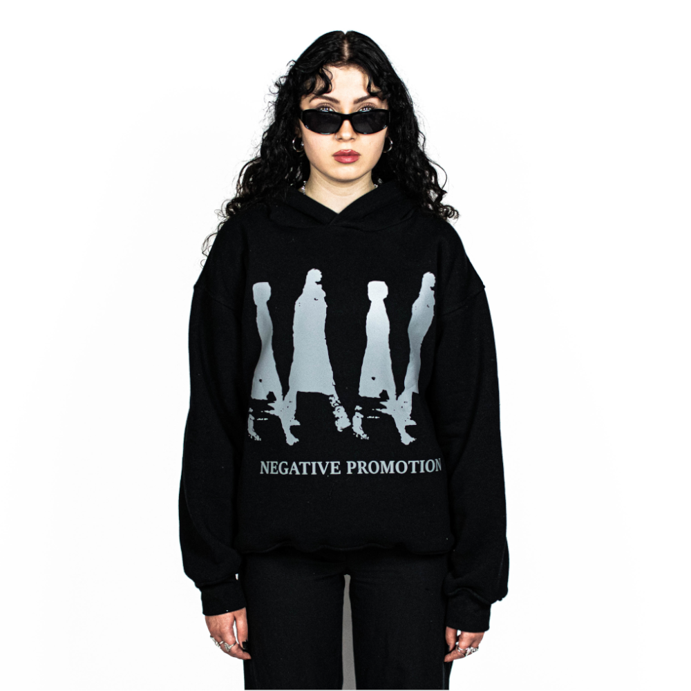 NEGATIVE PROMOTION HOODIE BLACK