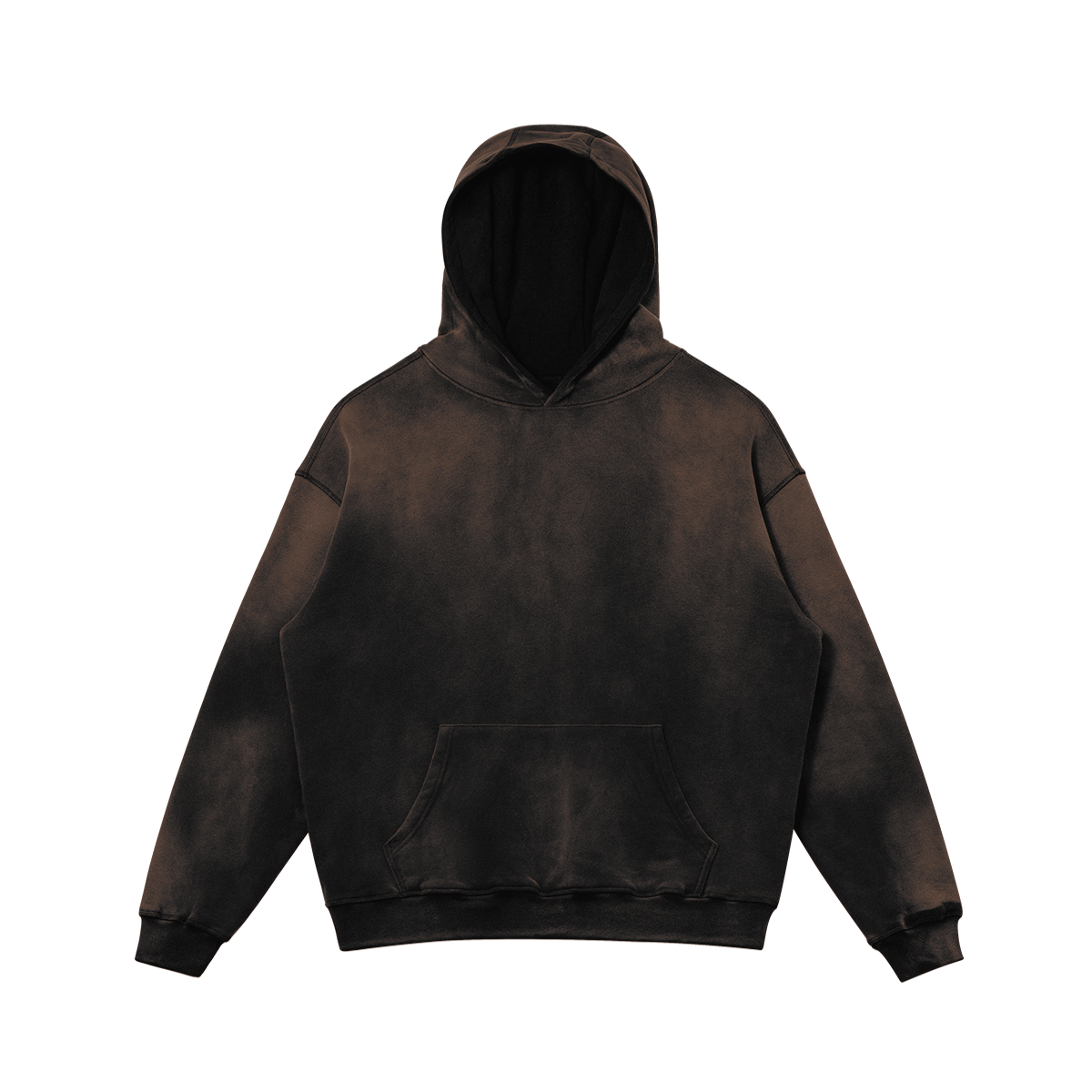 Interregnum hoodie basic rusty black