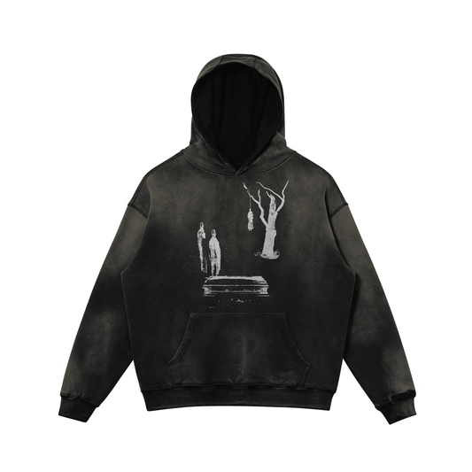 Interregnum hoodie funeral smoky black